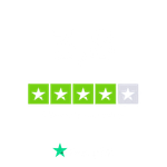 Trustpilot review logo. NIBC scoort een 3.8 van de 5.0 sterren